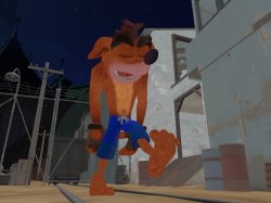 Crash Bandicoot Sleepwalking Meme Template