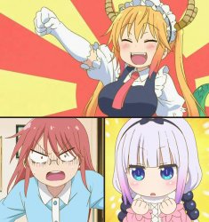 Dragon Maid Toothless Meme Meme Template