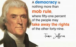 Thomas Jefferson democracy quote Meme Template