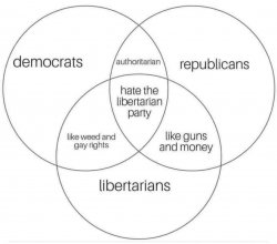 libertarian venn diagram Meme Template