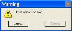 that's what she said Meme Template