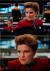 Janeway 2 Panel Meme Template