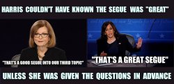 Democrats cheated.  Harris knew the questions. Meme Template