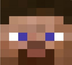 Steve head Minecraft Meme Template