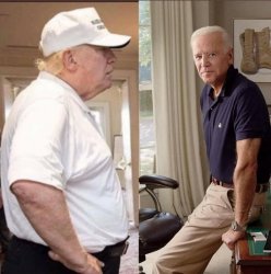 Aging gracefully, Trump vs Biden Meme Template