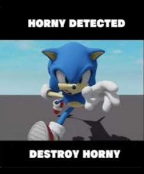 Horny detected Meme Template