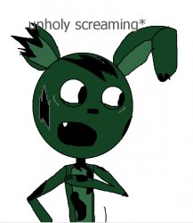 unholy screaming springtrap Meme Template