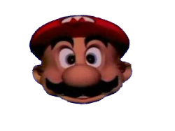 Mario head Meme Template