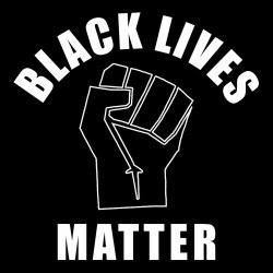 Black Lives Matter black power fist Meme Template