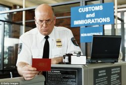 Customs and Immigration Officer Meme Template