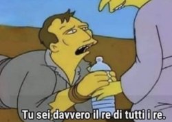 Burns give water - Simpson Meme Template