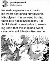 Bakugo smells good Meme Template