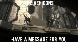 The Vehicons have a Message For You Meme Template