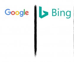 Google v. Bing Meme Template