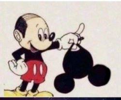 Mickey that U can't unsee Meme Template