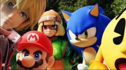 Shulk, Mario, Min Min, Sonic, and Pac-Man Meme Template