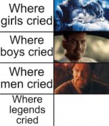 Where Legends Cried Meme Template