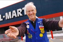 walmart greeter Meme Template
