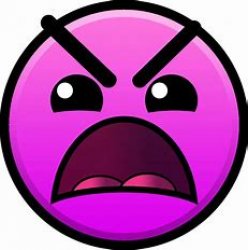 Insane geometry dash difficulty face Meme Template