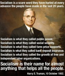 Harry Truman quote socialism Meme Template