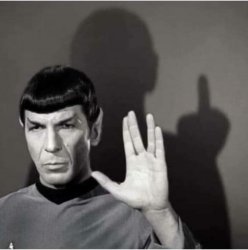 Spock's inner thoughts Meme Template