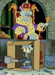 spongebob squidward Meme Template