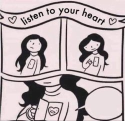 Listen to your ❤️ Meme Template