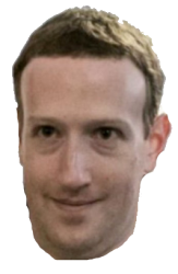 Zuckerberg Head Meme Template