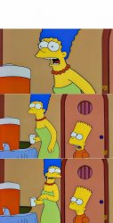 Bart no ! template Meme Template