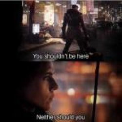 you shouldn't be here Meme Template