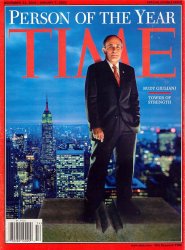 Rudy Giuliani Time Magazine person of the yer Meme Template