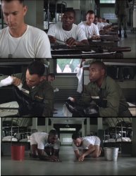 Forrest Gump and Bubba Meme Template