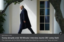 Trump 60 minutes interview Meme Template