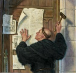 95 theses martin luther protestant Meme Template