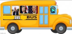The Sus Bus Meme Template