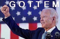 Joe Biden Gottem sharpened + jpeg degrade Meme Template