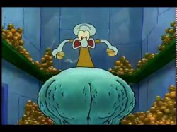 Squidward Thighs Meme Template