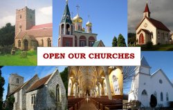 Open Our Churches Meme Template
