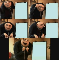 Gru Meme Template