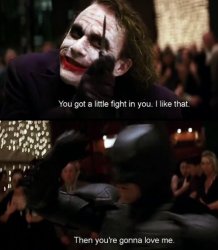 Joker and batman Meme Template