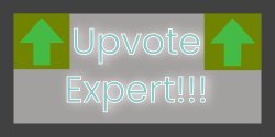 Upvote Expert Badge Meme Template