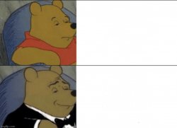 Winnie the Pooh tuxedo Meme Template
