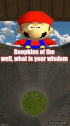 Boopkins of the well (REMASTERED) Meme Template