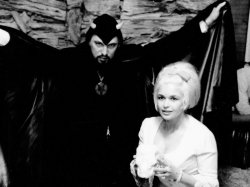 Jayne Mansfield Anton LaVey Satan Meme Template