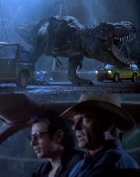Jurassic park don't move Meme Template