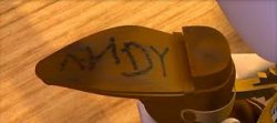 Andy Toy Story Foot Meme Template