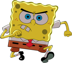 Spongebob run Meme Template