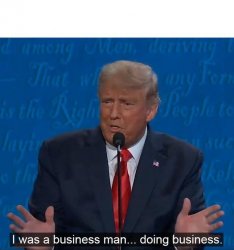 I was a businessman doing business Meme Template