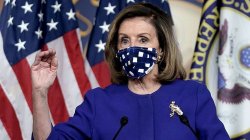 Nancy Pelosi face mask patriotic Meme Template