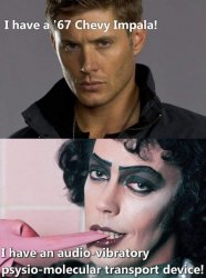 Dean vs Frank-N-Furter Meme Template